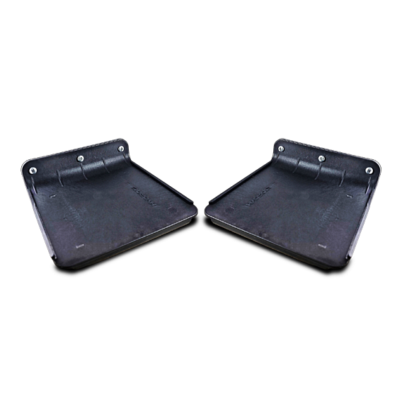 Black 8" x 8" Plates / Dynamic Hinge, Polypropylene HD800