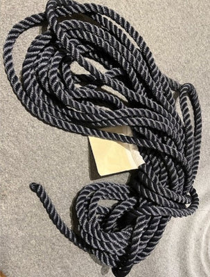 Rope 3 strand Polyester 14mm Dark Navy Blue   x 13 m - end of roll offcut (Copy)