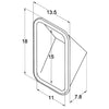 Case side flush-mounting