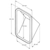 Case side flush-mounting