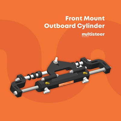 Front Mount Hydraulic Steering Outboard Cylinder up to 175 HP OC-175