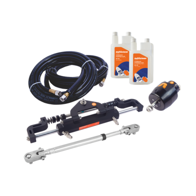 T6 Hydraulic Steering Kit for Twin Engines up to 400 HP 0H-400-T6