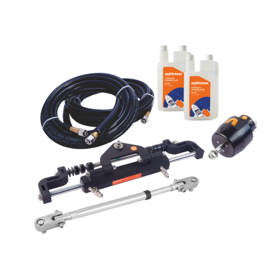 T6 Hydraulic Steering Kit for Twin Engines up to 400 HP 0H-400-T6
