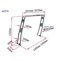 Roll Bar For RIBS S/S 316 Adjustable