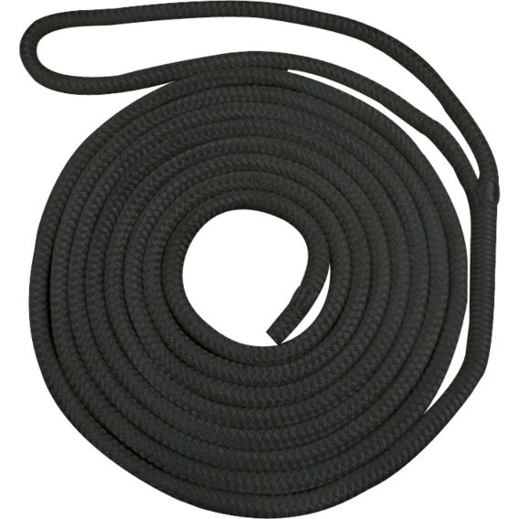 Waveline 14mm Pre-Spliced Dockline Black 10M WLPSDL14B10