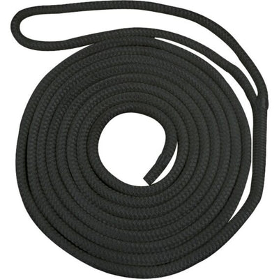 Waveline 16mm Pre-Spliced Dockline Black 14M WLPSDL16B14