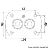 Bulkhead throughout bush white