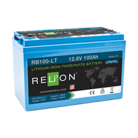 RELiON 12.8V 100Ah LT LiFePO4 Battery REL-RB100-LT