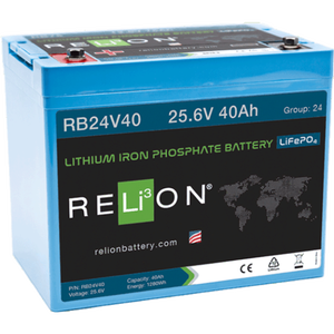 RELiON 25.6V 40Ah LiFePO4 Battery REL-RB24V40