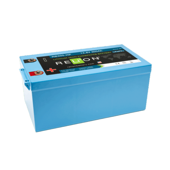 RELiON 12.8V 300Ah HP LiFePO4 Battery REL-RB300-HP