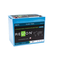 RELiON 12.8V 75Ah 4SC LiFePO4 Battery REL-RB75