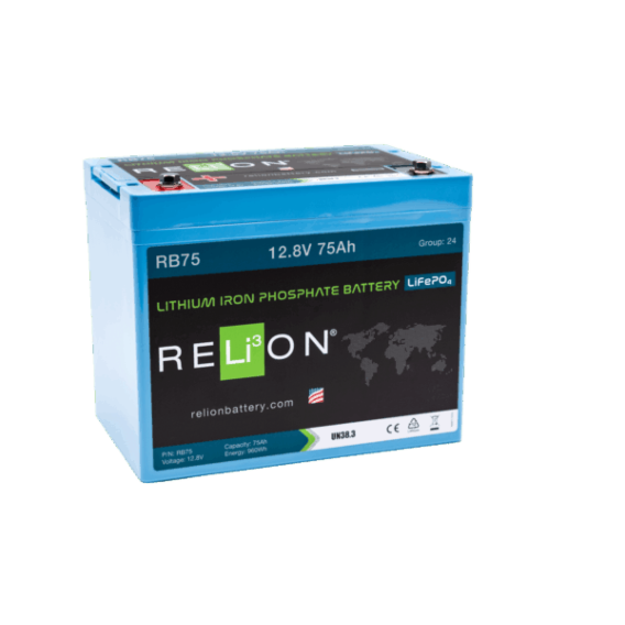RELiON 12.8V 75Ah 4SC LiFePO4 Battery REL-RB75