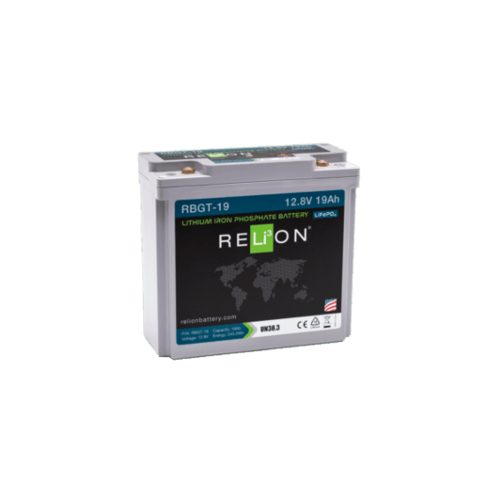 RELiON 12.8V 19Ah Anderson LiFePO4 Battery REL-RBGT-19