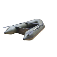 WavEco FI 2.7m Solid Transom Olive Green Inflatable Fishing Dinghy with Slatted Floor