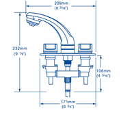 Mixer Combo (White) 1/2 RT2498