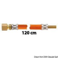 Kit for Campingaz bottles or similar, for mounting under the kitchen in a watertight container
