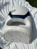 Premium Captain's Bucket Seat white/blue for Cruiser with Removable seat pad