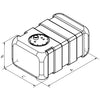 Water tank of large capacity lt.100