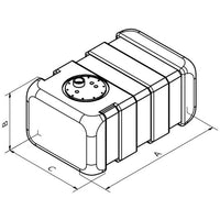 Water tank of large capacity lt.100