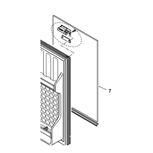 Doorfront Std Grey CR65 SGA00032AA