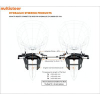T6 Hydraulic Steering Kit for Twin Engines up to 300 HP