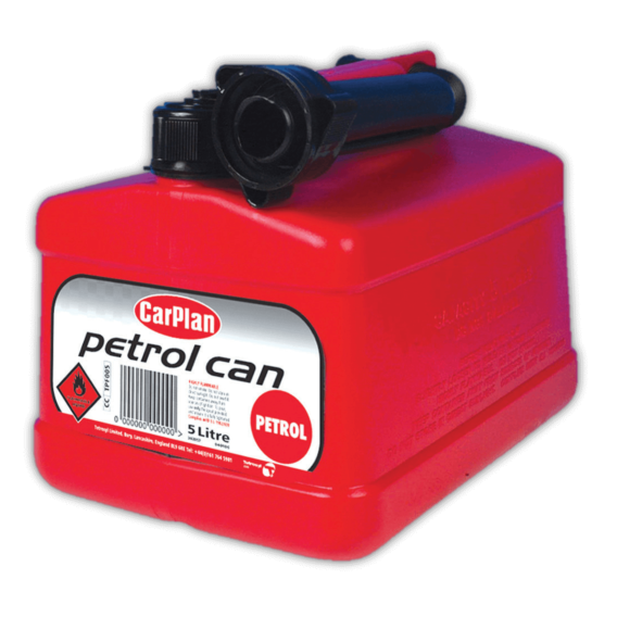 Tetracan Petrol Can - Red (5Ltr) TPF005