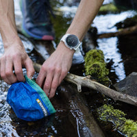 Ruffwear Trail Runner™ Ultralight Dog Bowl in Blue Pool