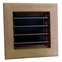 Teak 4 way Supply Grille, 250x250 mm (10x10") 64361W