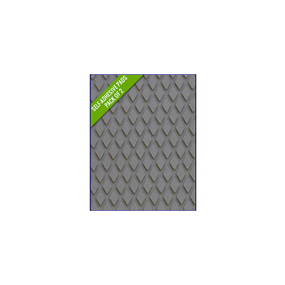 GREY - Original Step Pads Diamond Pattern 412x203x3/2mm TU-200037