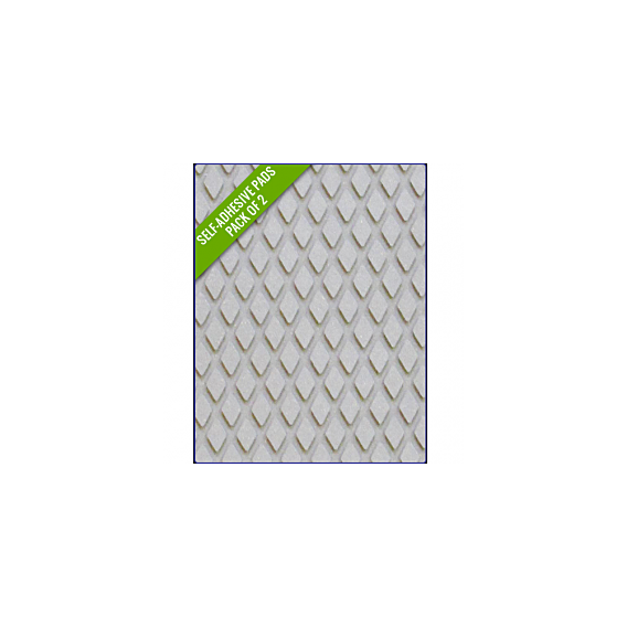 LIGHT GREY - Original Step Pads Diamond Pattern 412x203x3/2mm TU-200085