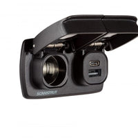 Scanstrut Flip Pro Multi - 12V, USB-A & C Socket (Front or Rear Fit)