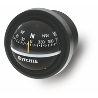 Ritchie Explorer™ V-57.2, 2¾” Dial Dash Mount - Black V-57.2