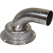 Vetus Stainless Steel Breather Nipple (Angled / 38mm Hose)