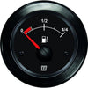 Vetus FUELB Fuel Level Gauge 52mm Cut Out (Black / Chrome Bezels)