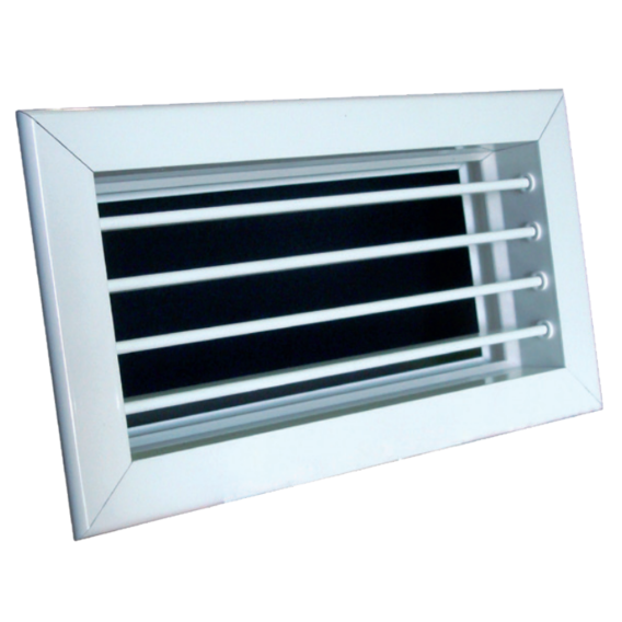 White Aluminum Return Air Grille 400x250 mm (16x10") 20865D