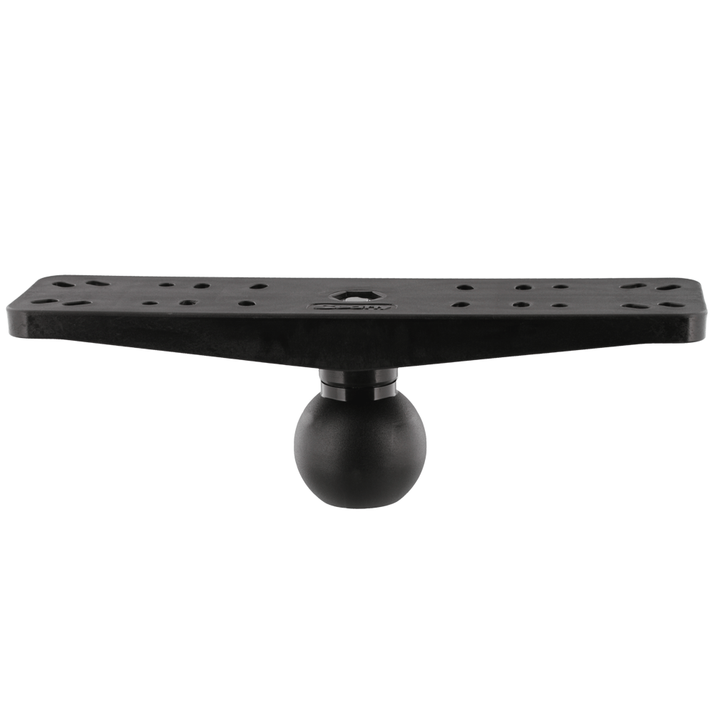 Scotty 2.25" Ball System Top Plate (For 10"-12" Screen/Fish Finder)