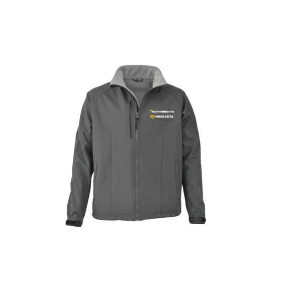 Humminbird & Minn Kota Logo Carbon Softshell Jacket HM-SSCXXL