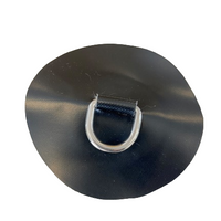 D-ring 25mm, round, black NEOPRENE Hypalon - Z2331