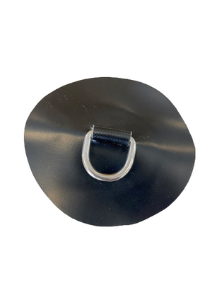 D-ring 25mm, round, black NEOPRENE Hypalon - Z2331