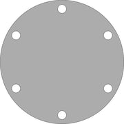 Johnson End Cover F35B-9 63mm Diameter 6-Hole - ChasNewensMarine