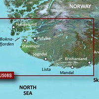 Garmin BlueChart G3 Vision Small Area - VEU508S - Kristiansand - Haugesund - Ryfylke