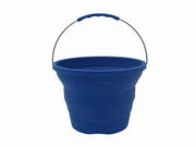 Collapsible Silicon Bucket- Blue -7 Litres