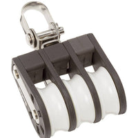 Ball bearing Sheave Triple- swivel - ChasNewensMarine
