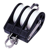 Ball bearing Sheave Triple- swivel + becket - ChasNewensMarine