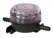 Fresh Water Pump Inlet Strainer - 9.5mm (3/8") Hose Protects all electric diaphragm pumps  (Flojet 01740003)