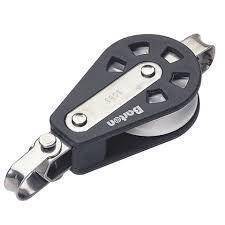 Ball bearing Sheave Single- swivel + becket - ChasNewensMarine