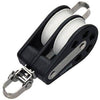 Plain Sheave Double- fixed eye + becket - ChasNewensMarine