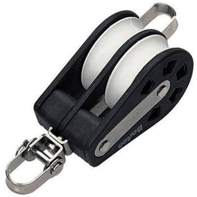 Plain Sheave Double- fixed eye + becket - ChasNewensMarine