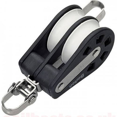 Ball bearing Sheave Double- swivel + becket - ChasNewensMarine