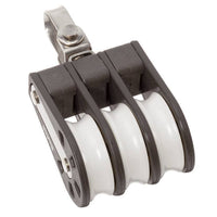 Ball bearing Sheave Triple- swivel - ChasNewensMarine